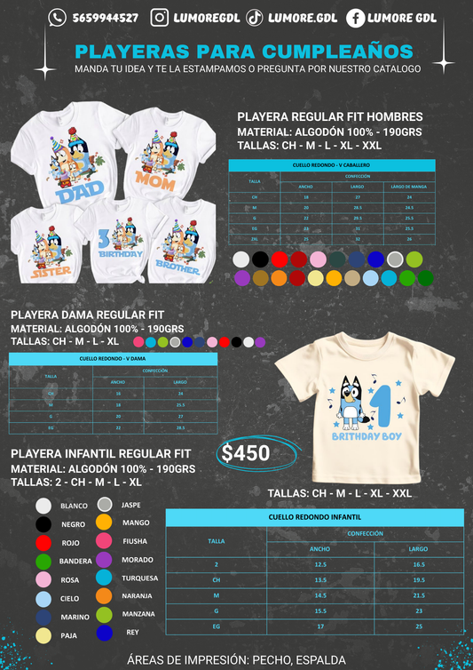 Playeras Para Eventos