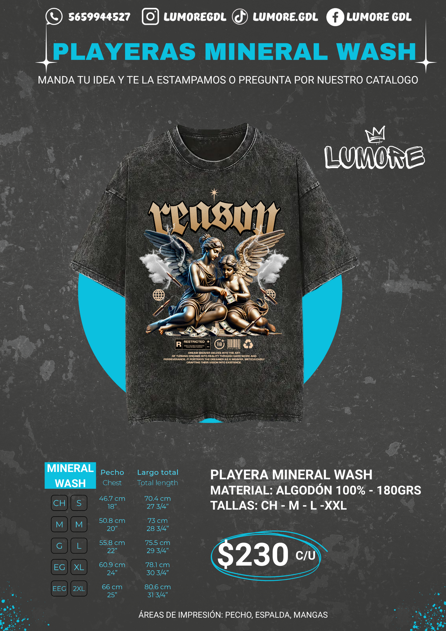 Playeras Mineral Wash