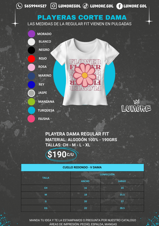 Playera Dama