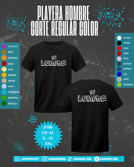 PLAYERA HOMBRE COLOR