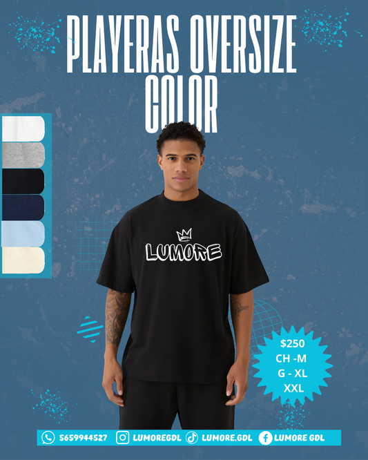 PLAYERA OVERSIZE COLOR