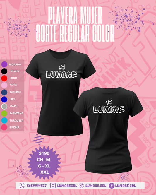 PLAYERA MUJER COLOR